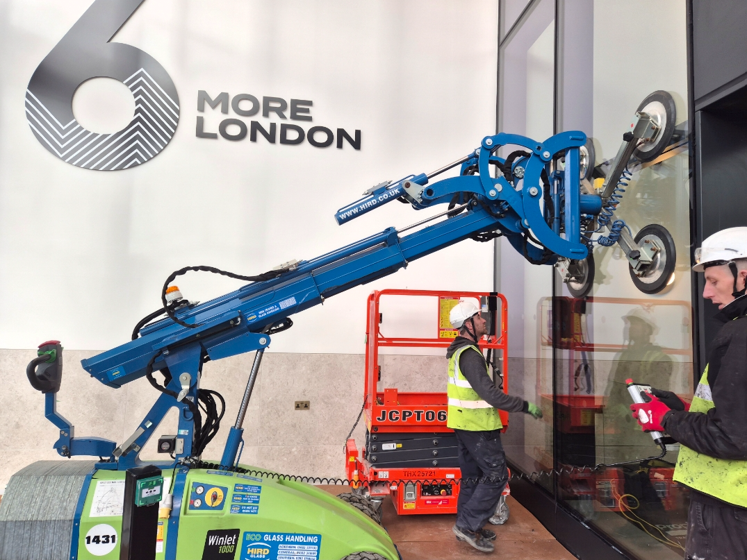 Pictured is work taking place at 6More London